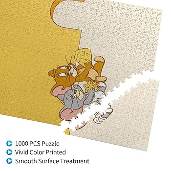 トムジェリ　1000ピースジグソーパズル Amazon.co.jp: ジグソーパズル トムとジェリー 木製 1000ピース